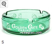 Golden Gate Casino, Las Vegas Glass Ashtray