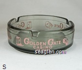 Golden Gate, Casino, Las Vegas Glass Ashtray