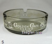 Golden Gate Casino, Las Vegas Glass Ashtray