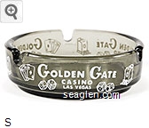 Golden Gate Casino, Las Vegas Glass Ashtray