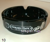 Golden Gate Casino - Restaurant - Hotel Glass Ashtray