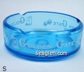 Golden Gate Casino, Las Vegas Glass Ashtray