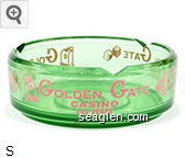 Golden Gate Casino, Las Vegas Glass Ashtray