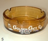 Golden Gate Casino, Las Vegas Glass Ashtray