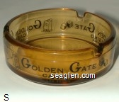 Golden Gate Casino, Las Vegas Glass Ashtray