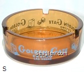 Golden Gate Casino, Las Vegas Glass Ashtray