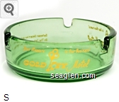 ''Your Pleasure is Our Business'', Gold Key Motel, Between Desert Inn And Stardust Hotels, On The Fabulous Strip Las Vegas, Nevada Glass Ashtray