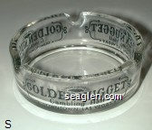 Golden Nugget Gambling Hall, Downtown Las Vegas Glass Ashtray