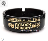 Downtown - Las Vegas, Golden Nugget, Gambling Hall - Bingo - Saloon Glass Ashtray