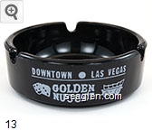 Downtown - Las Vegas, Golden Nugget, Gambling Hall Saloon Glass Ashtray