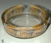 Golden Nugget Glass Ashtray