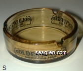 Golden Nugget Gambling Hall Glass Ashtray