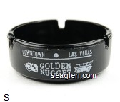 Downtown - Las Vegas, Golden Nugget, Gambling Hall - Saloon Glass Ashtray