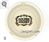 Golden Nugget Porcelain Ashtray
