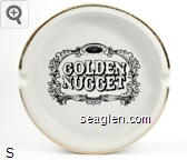 Golden Nugget Porcelain Ashtray