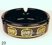 Golden Nugget Glass Ashtray