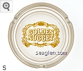 Golden Nugget Glass Ashtray