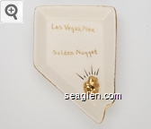 Las Vegas, Nev., Golden Nugget Porcelain Ashtray