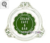 Open All Night, Grand Cafe & Bar, 30-33 East 2nd St, Reno Nevada Glass Ashtray