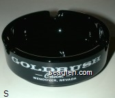 Goldrush Casino, Wendover, Nevada Glass Ashtray