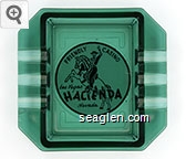 Friendly Casino, Las Vegas, Hacienda, Nevada Glass Ashtray