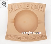 Hacienda, Hotel - Casino Plastic Ashtray