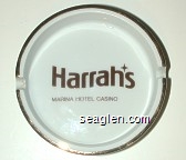 Harrah's Marina Hotel Casino Porcelain Ashtray