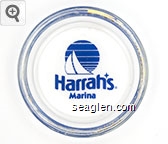 Harrah's Marina Glass Ashtray