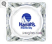 Harrah's Atlantic City Glass Ashtray