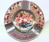 Harrah's Club, Reno/Lake Tahoe, ''I hit the jackpot'' Metal Ashtray