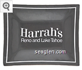 Harrah's Reno and Lake Tahoe Glass Ashtray