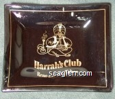 Harrah's Club, Reno and Lake Tahoe Glass Ashtray