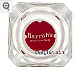 Harrah's, Reno and Lake Tahoe Glass Ashtray