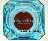 Harrah's, Reno and Lake Tahoe Glass Ashtray