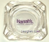 Harrah's, Casino Hotels Glass Ashtray