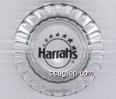 Harrahs Glass Ashtray