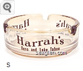 Harrah's, Reno and Lake Tahoe Glass Ashtray