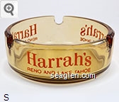 Harrah's, Reno and Lake Tahoe Glass Ashtray