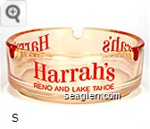 Harrah's, Reno and Lake Tahoe Glass Ashtray