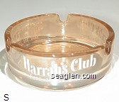 Harrah's Club, Reno and Lake Tahoe Glass Ashtray
