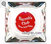 Harrah's Club, Reno/Lake Tahoe Glass Ashtray