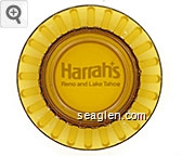 Harrah's Reno and Lake Tahoe Glass Ashtray