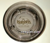 Harrah's 50 Years, 1937 1987 Glass Ashtray