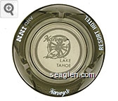 Harvey's Resort Hotel and Inn, Harvey's Lake Tahoe Glass Ashtray
