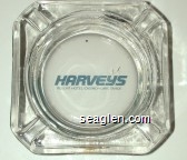 Harveys, Resort Hotel/Casino - Lake Tahoe Glass Ashtray