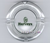 Harveys Wagon Wheel Hotel Casino Glass Ashtray