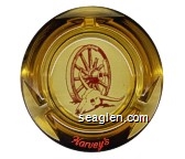 Harvey's Glass Ashtray