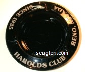 Harolds Club, Since 1935, Reno, Nevada Glass Ashtray