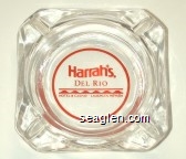 Harrah's Del Rio Hotel & Casino - Laughlin, Nevada Glass Ashtray