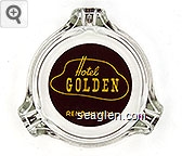 Hotel Golden, Reno Nevada Glass Ashtray